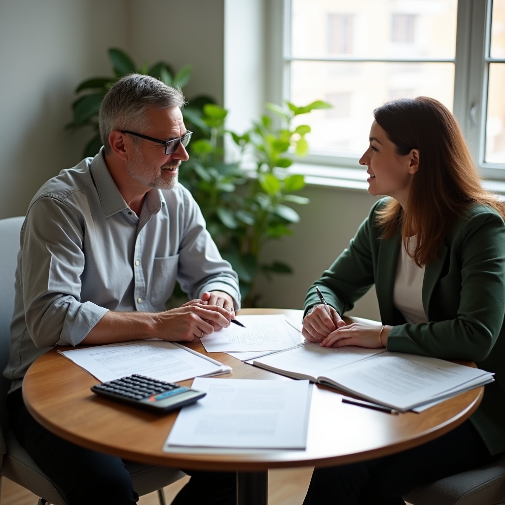 One-on-one accompaniment session for a small business owner